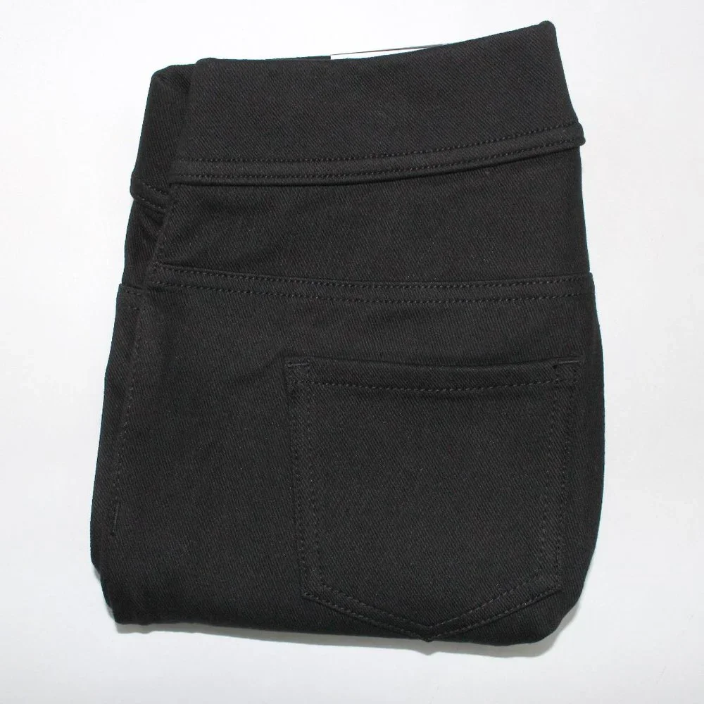 Time and Tru Black Mid Rise Fitted Stretch Capri Jeggings for Women Size XS 0-2 - Picture 9 of 10